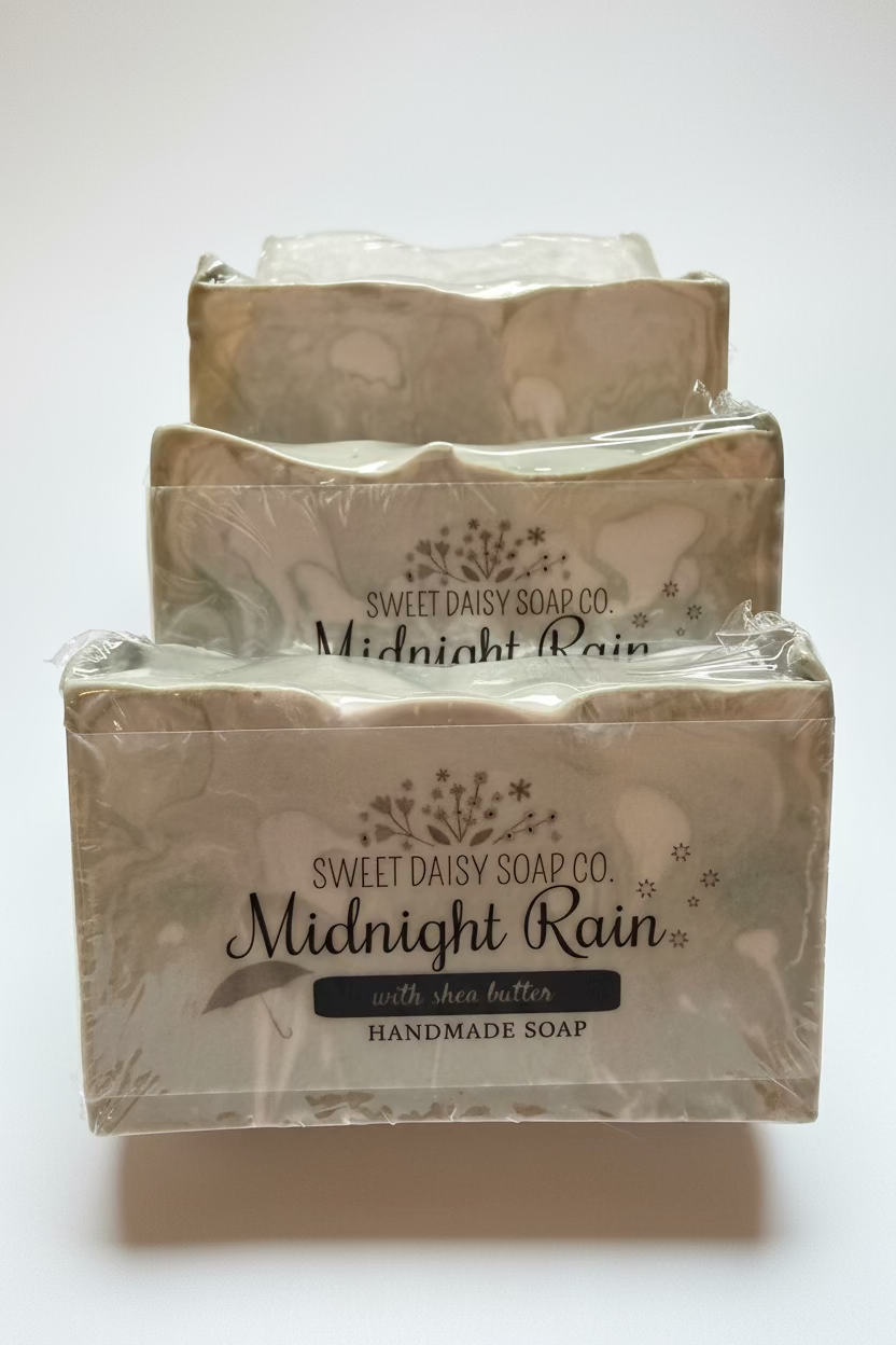 Midnight Rain | Shea Butter Soap Bar
