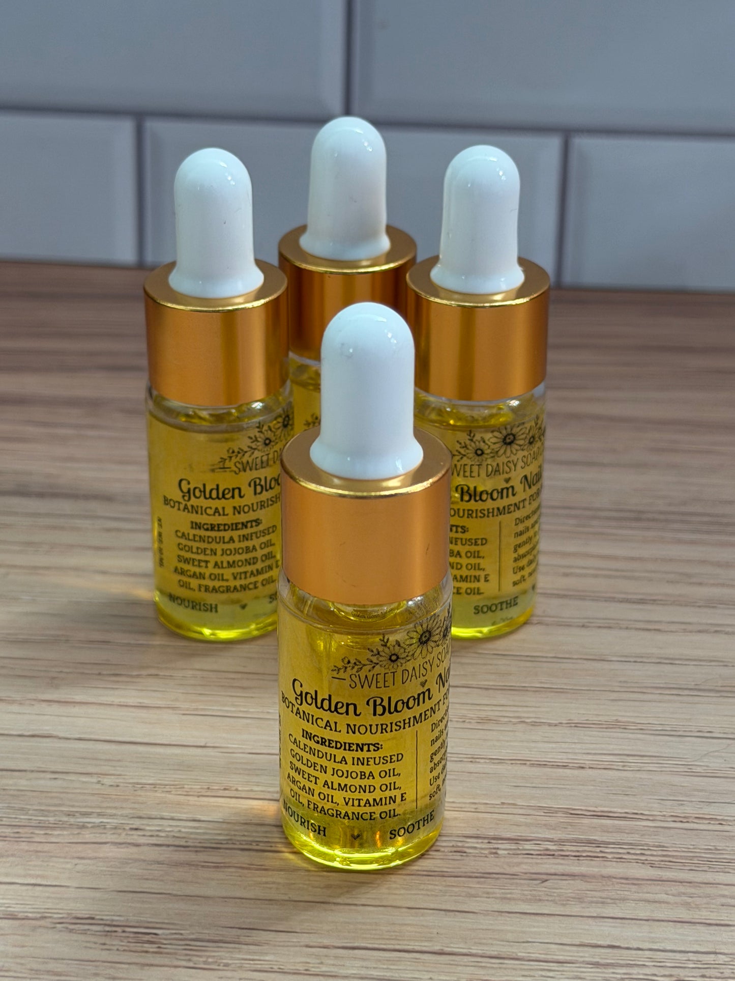 Golden Bloom Nail Elixir - 10ml