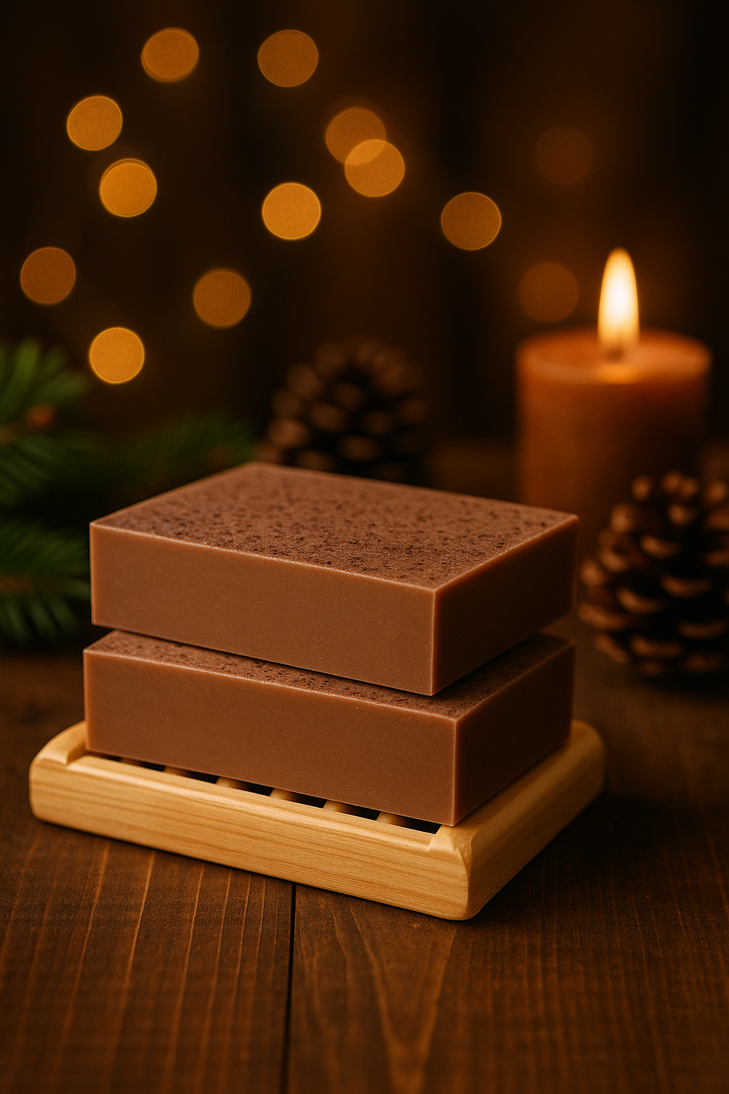 Chocolate Amber | Goat's Milk Soap Bar **LIMITED EDITION HOLIDAY 2025**