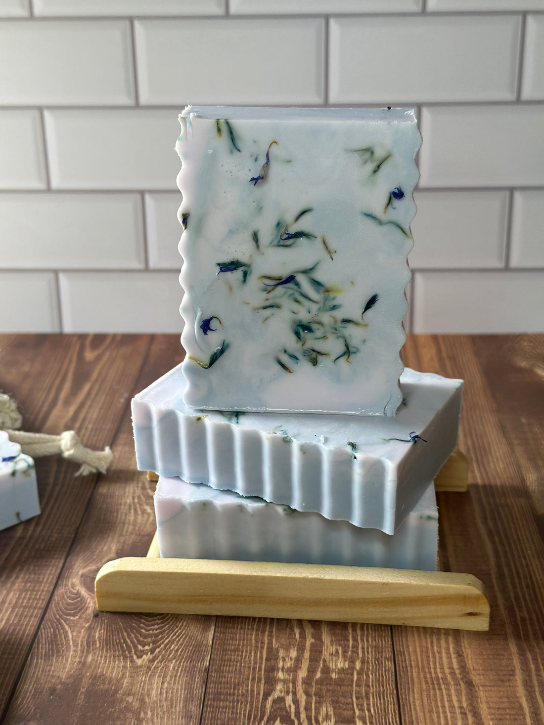 Refresh with Vegan Morning Rain Shea Butter Soap!