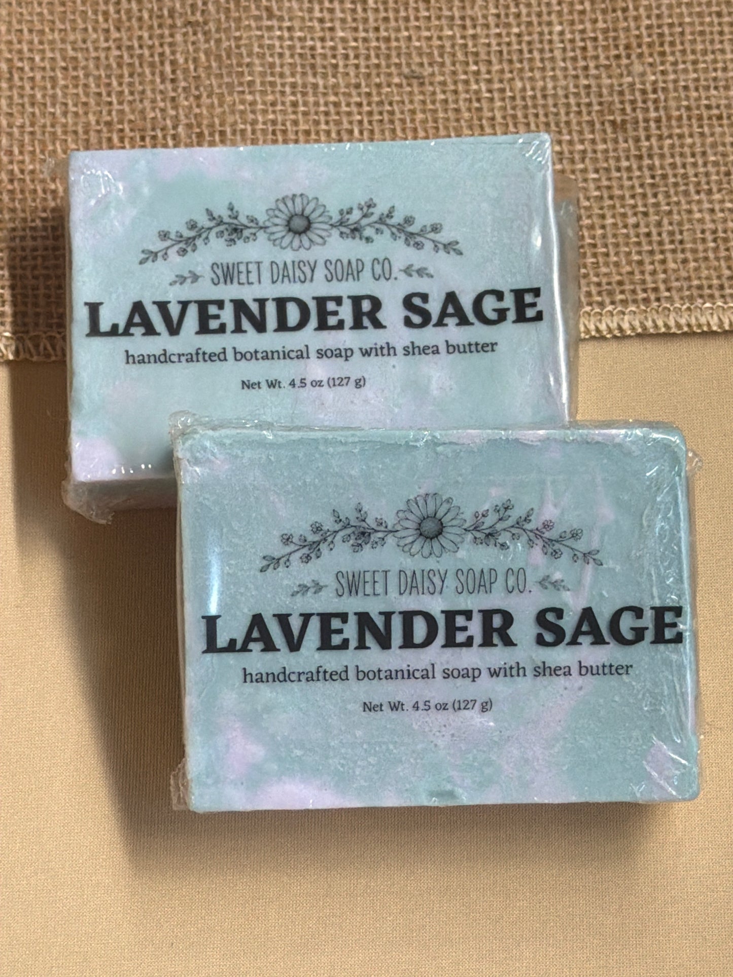 Lavender Sage | Shea Butter Soap Bar