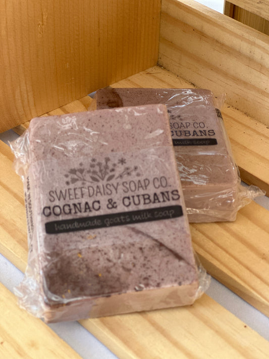 Cognac & Cubans | Goats Milk Soap Bar