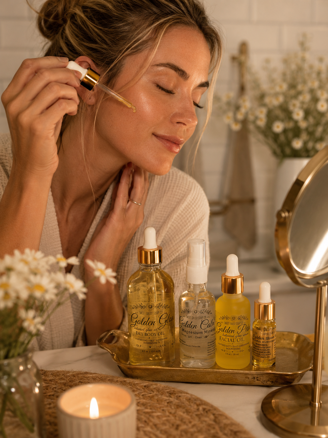 Golden Petal ♥ Facial Oil *botanical glow serum* 1 fl. oz.