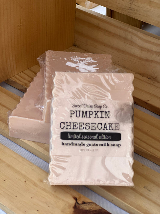 Pumpkin Cheesecake | Goat's Milk Soap Bar **LIMITED EDITION FALL 2025**
