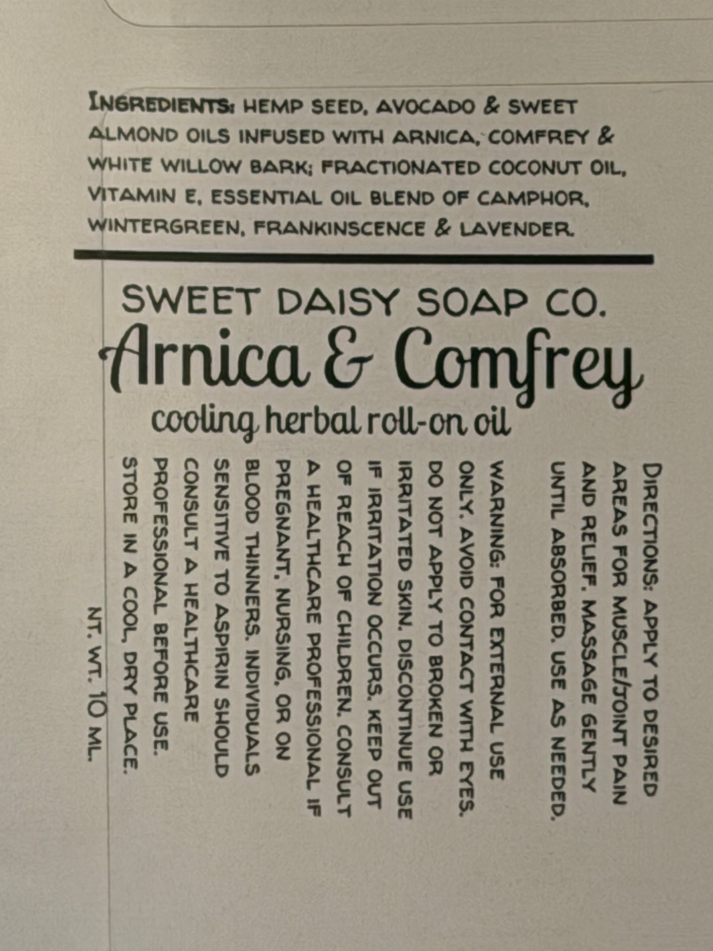Arnica Roll-On (10ml with roller ball)