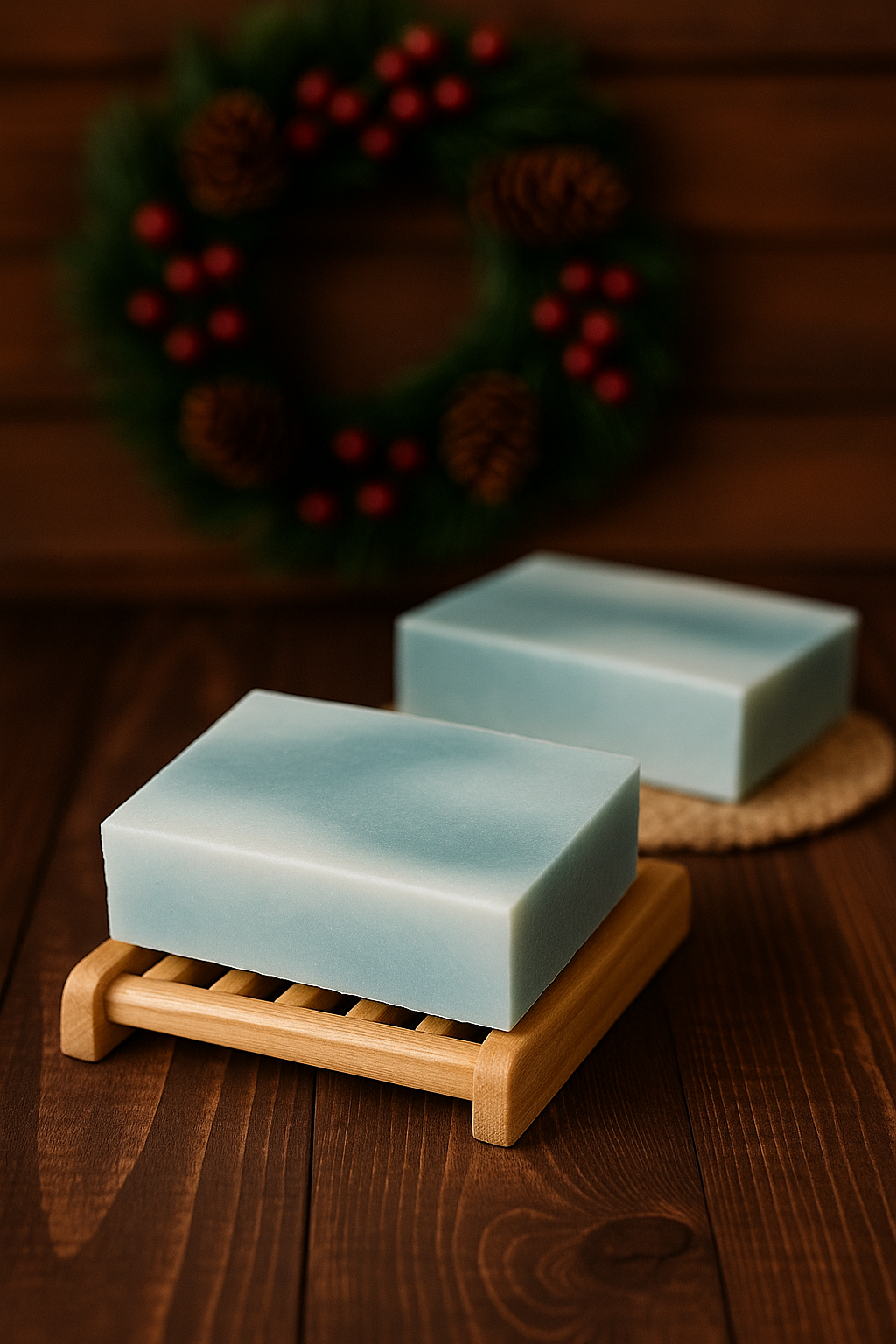 Christmas Wreath | Goat's Milk Soap Bar **LIMITED EDITION HOLIDAY 2025**