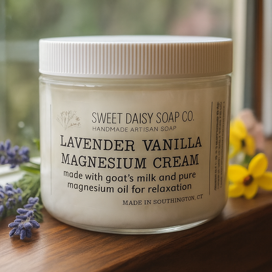 Lavender Vanilla Magnesium Goat's Milk Cream