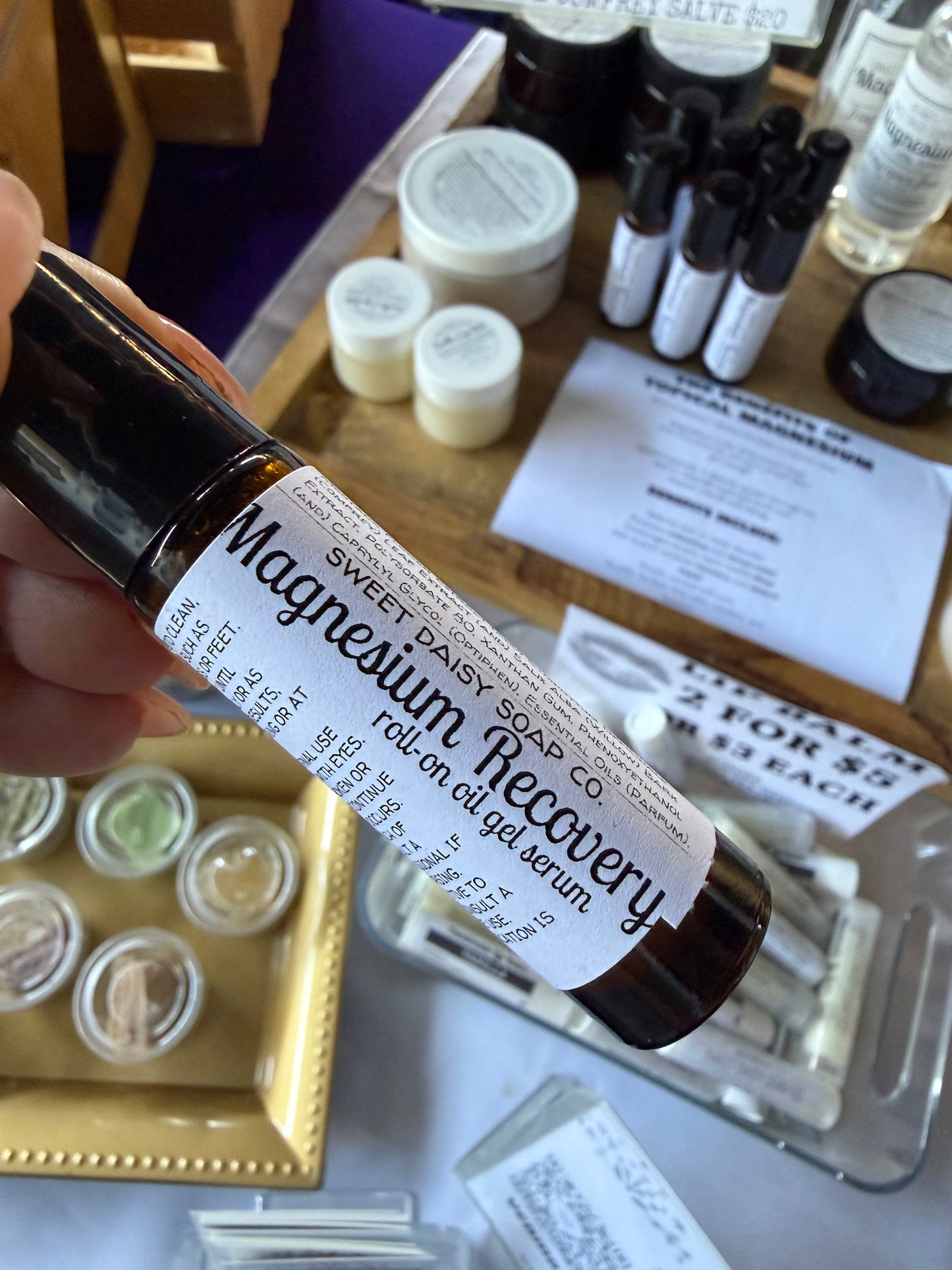 Magnesium Recovery Roll-On Gel Serum