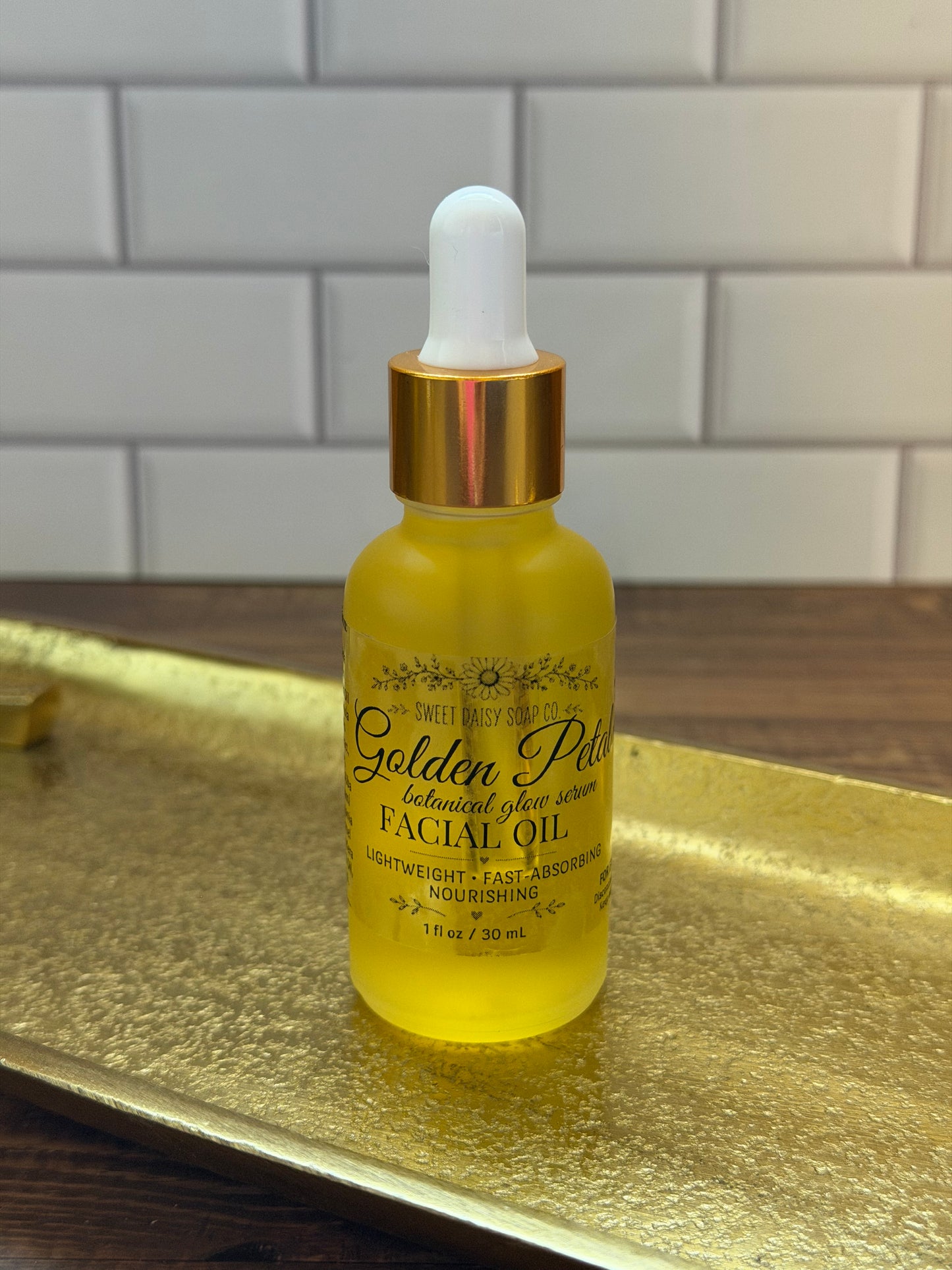 Golden Petal ♥ Facial Oil *botanical glow serum* 1 fl. oz.