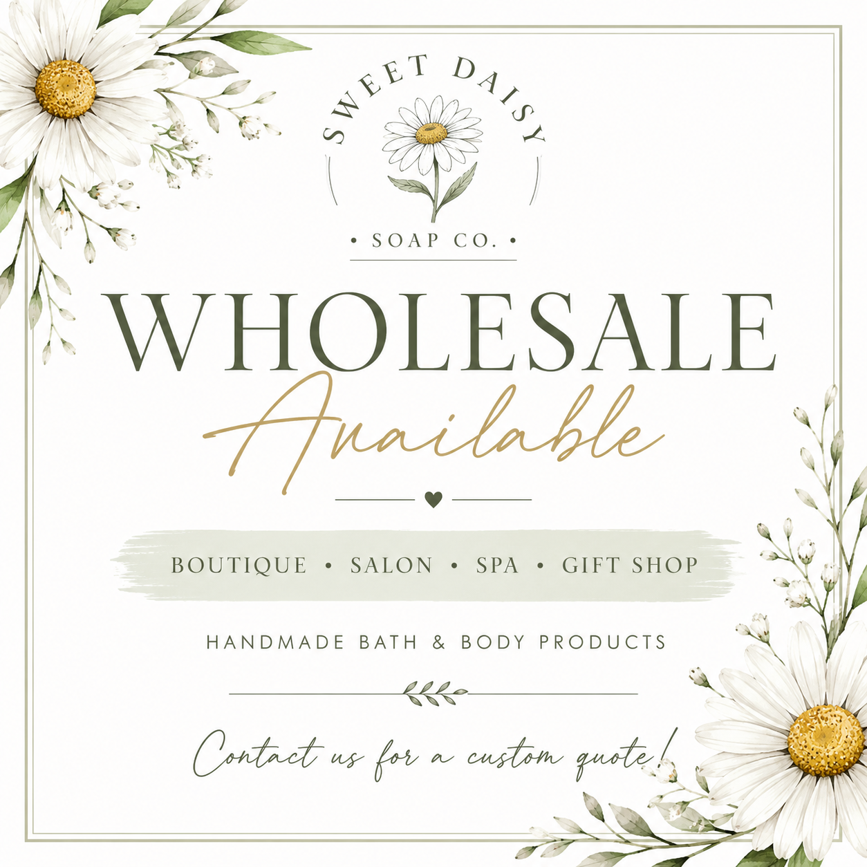 WHOLESALE OPPORTUNITY